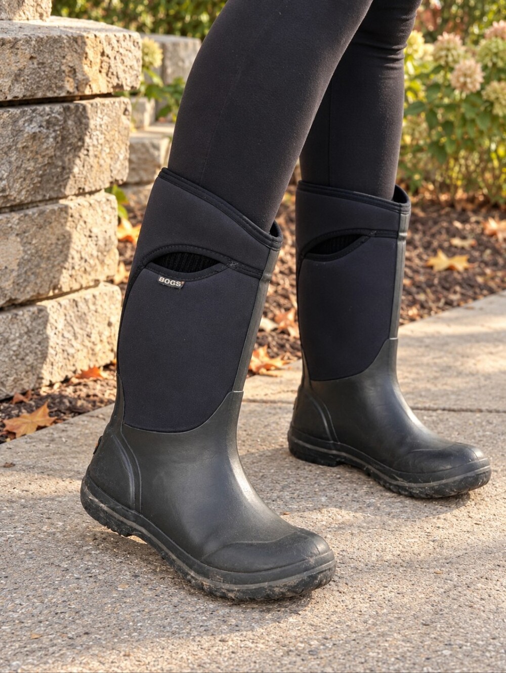 Bogs Solid Plimsoll Tall Boots Size 10